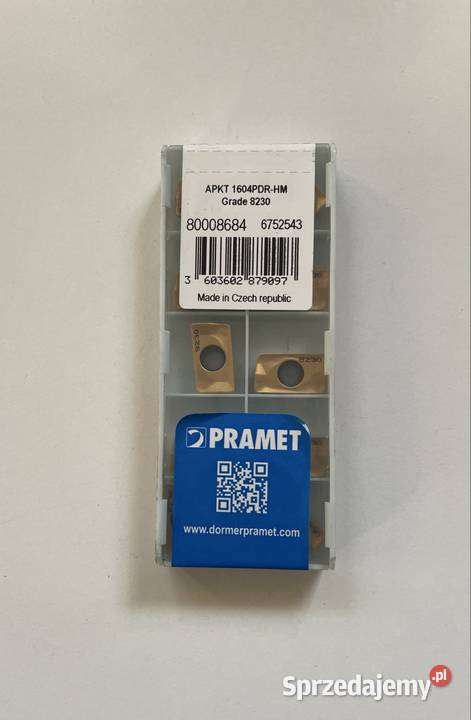 Płytki APKT 1604PDRHM M8230 M8330 PRAMET Czarnożyły