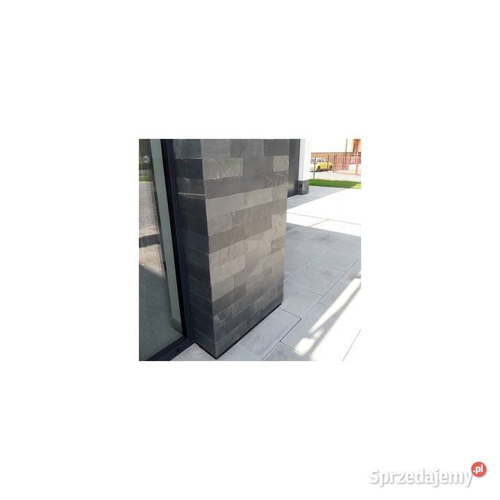 Płytki Łupek Black Slate naturalny 10x30 OKAZJA Łódź