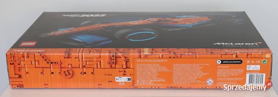 LEGO 42141 TECHNIC MCLAREN FORMUŁA 1 BOLID 14 lat+ Rybnik