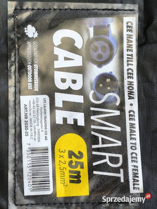 PRZEDŁUŻACZKabel przyłączeniowy 16A6h200250v Przygodziczki