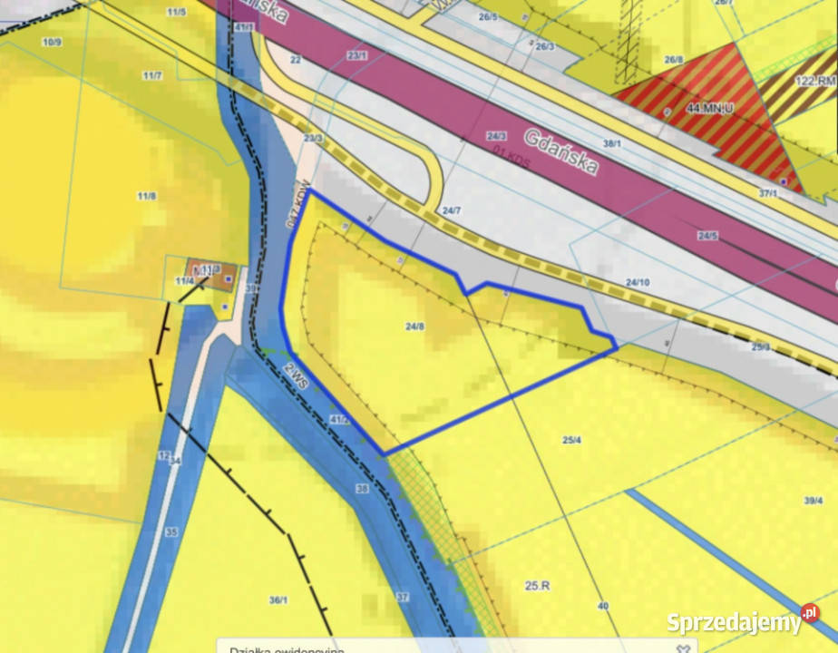 25 ha S7 teren inwestycyjny magazynowy 10 min Sprzedaż Cedry Małe
