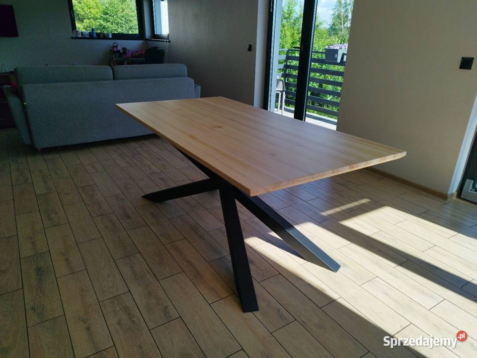 Solidny Stół Loft 180x90 Lita Sosna 4 PAJĄK Mat małopolskie sprzedam