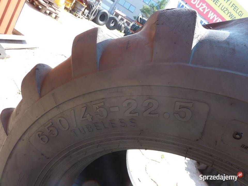 Opona używana rolnicza 65045225 65045R225 Opony rolnicze Zaścianki