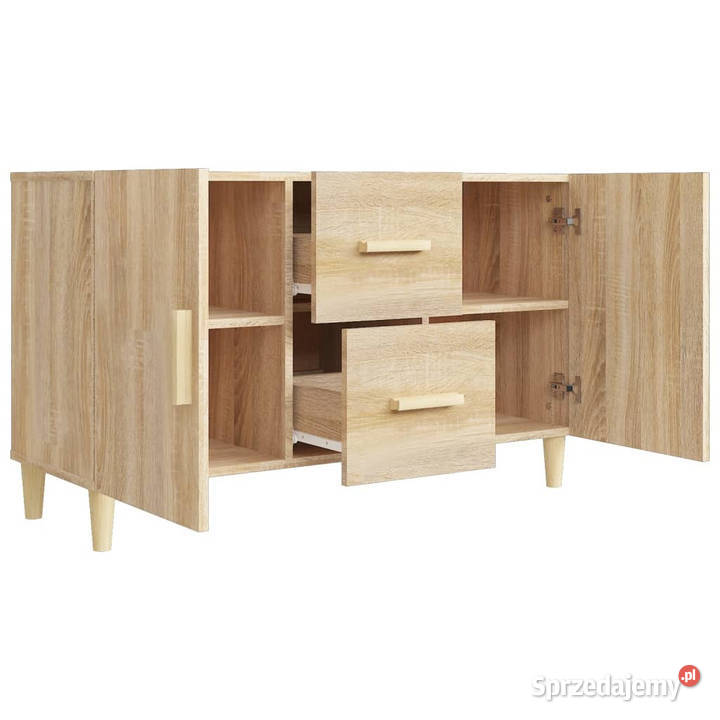 Komoda dąb sonoma 100x36x60 materiał