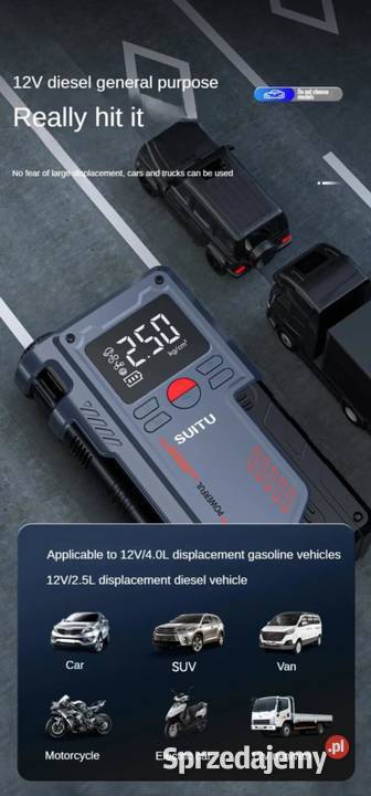 Urządzenie rozruchowe wielofunkcyjne z pompką Pozostałe Warszawa sprzedam