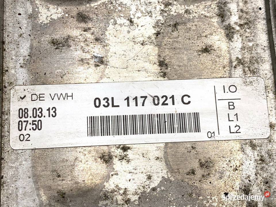 CHŁODNICA OLEJU VW PASSAT B7 03L117021C 20 140
