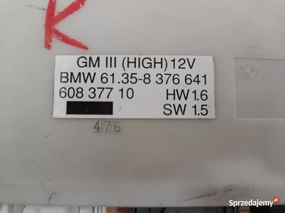 BMW moduł GM III HIGH 61358376641 gwarancja mazowieckie Warszawa