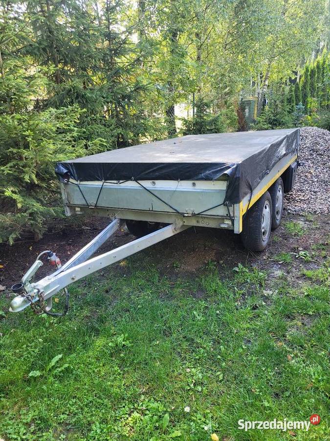 Przyczepka do 750 Branderup 2 osie nowa podloga Starogard Gdański