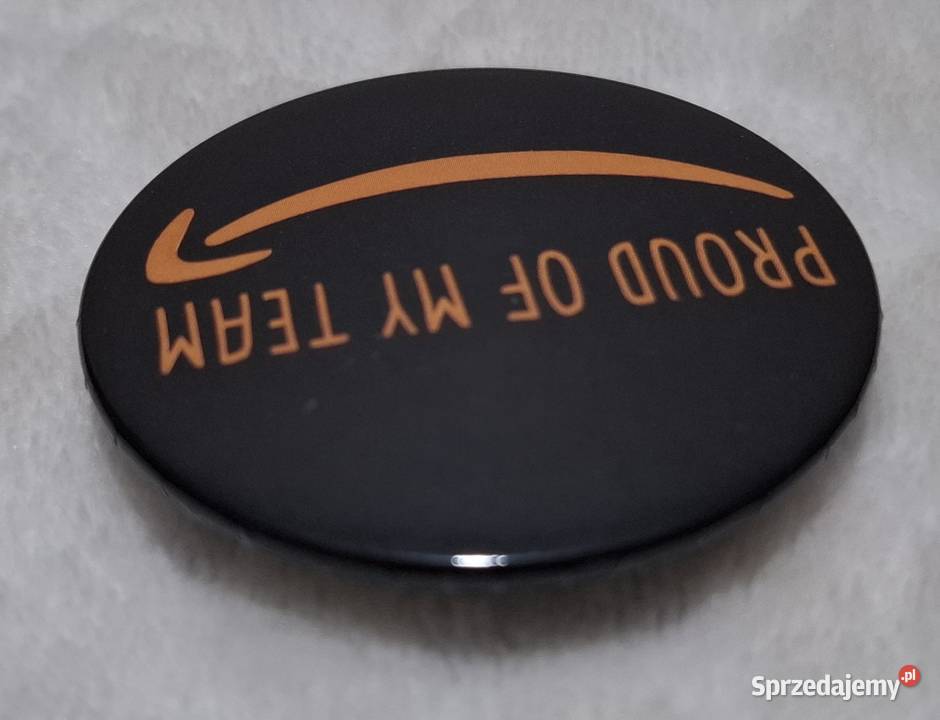 Przypinka Amazon Proud of my team 5 Pozostałe śląskie