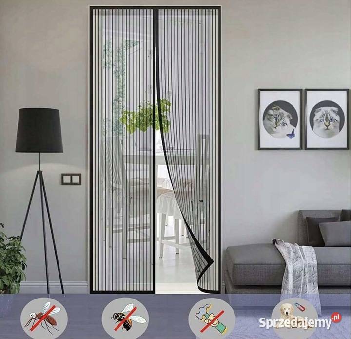 Moskitiera na drzwi balkonowe 90x220 AGD drobne