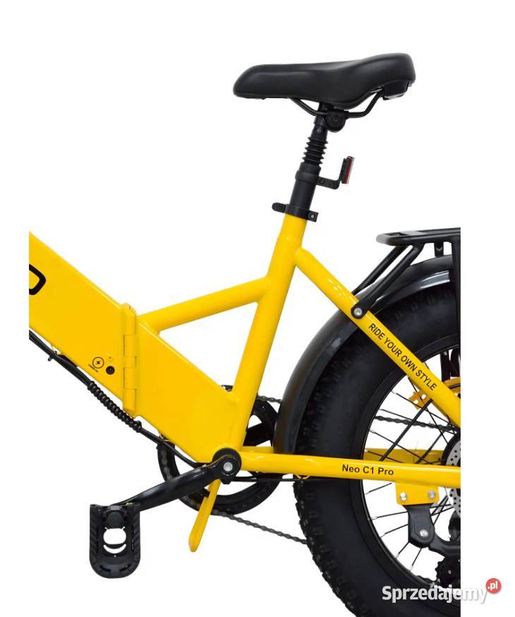 Rower elektryczny OVIVO NEO C1 PRO żółty Bafang Rowery elektryczne