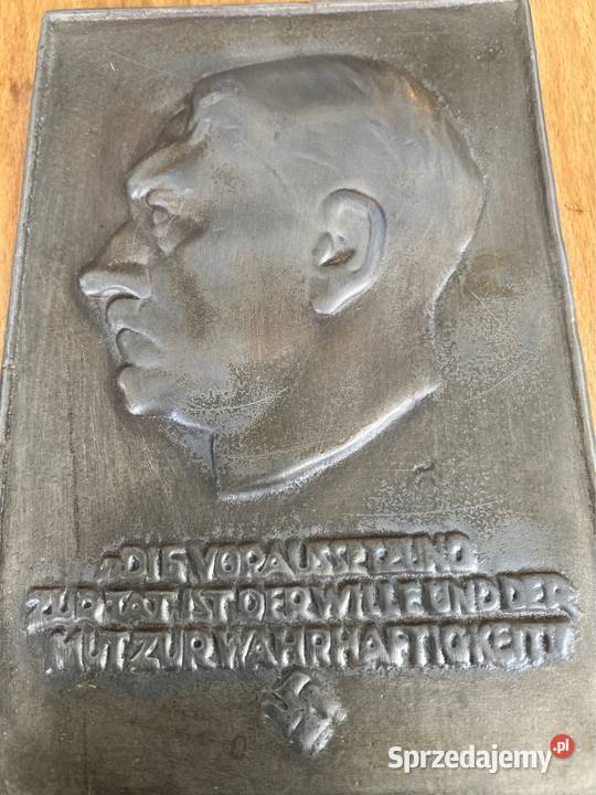 Swastyka Adolf Hitler replika tablicy Pozostałe dolnośląskie