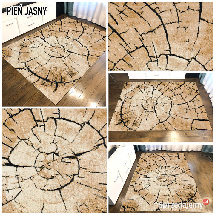 Dywan Alfa PIEŃ JASNY różne wymiary brąz beż 2m Białystok