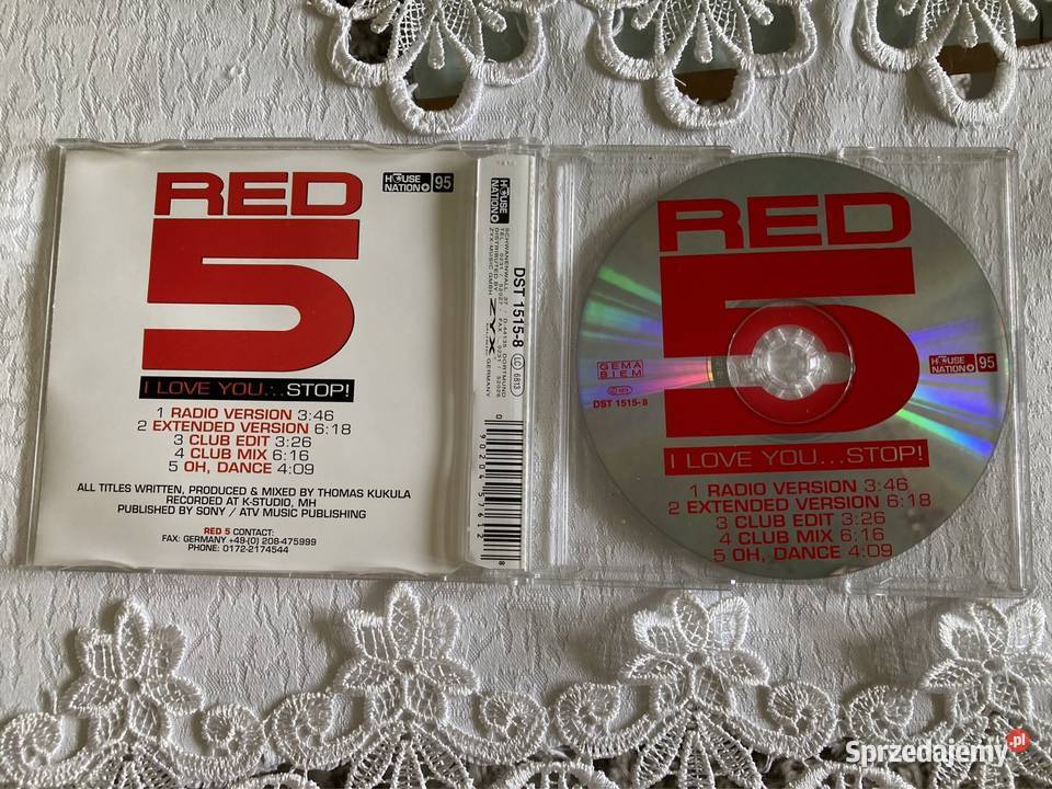 Płyta CD Single Red 5 I Love You Stop Klasyka elektroniczna Czerwionka-Leszczyny