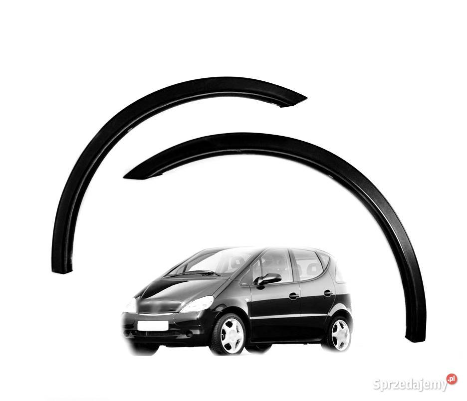 Mercedes W168 A nakładki na błotnik czarny mat 4 Ostrów Wielkopolski sprzedam