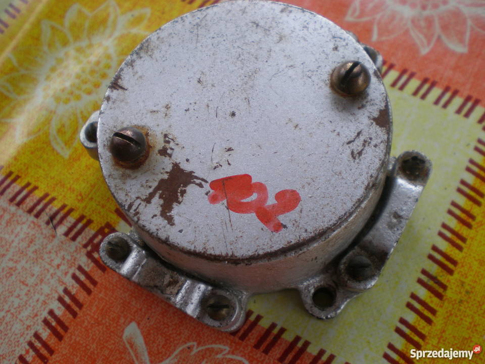 Zabytkowa puszka aluminiowarozeta retro Gorzów Wielkopolski