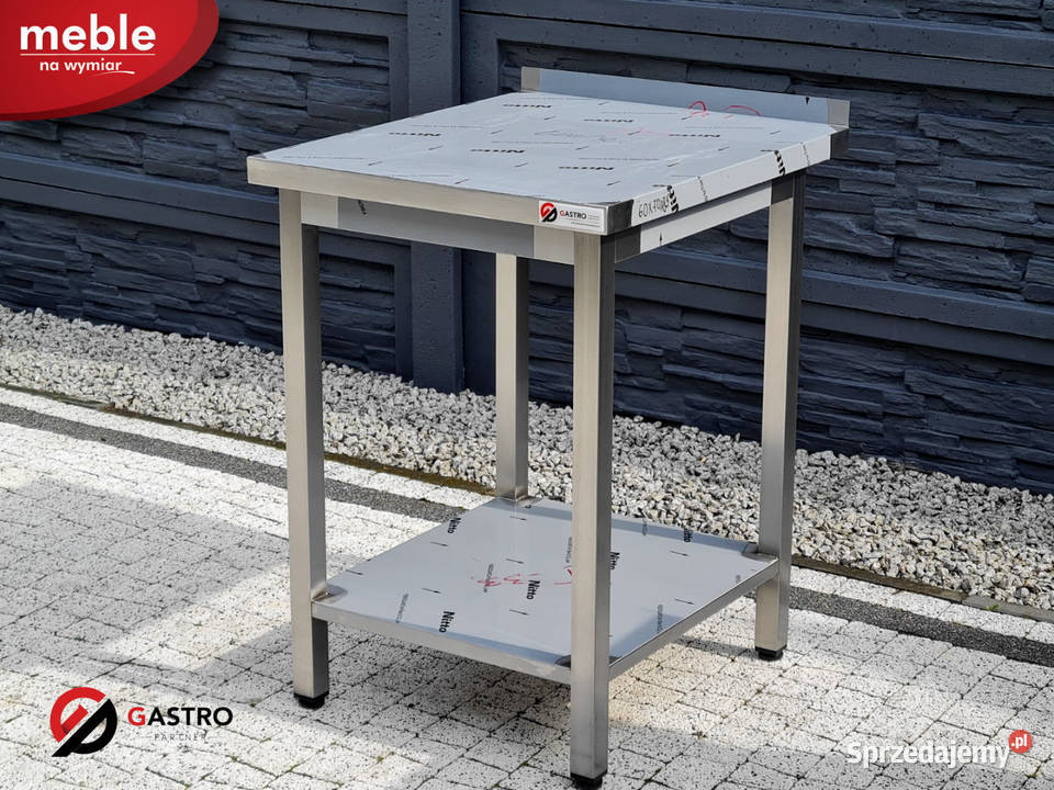 Stół gastronomiczny z półką wym 600x700x850 Ostrów Wielkopolski