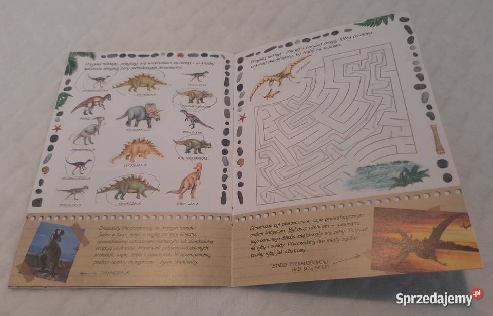 Dinozaury i prehistoria Minialbum z naklejkami Czeladź sprzedam