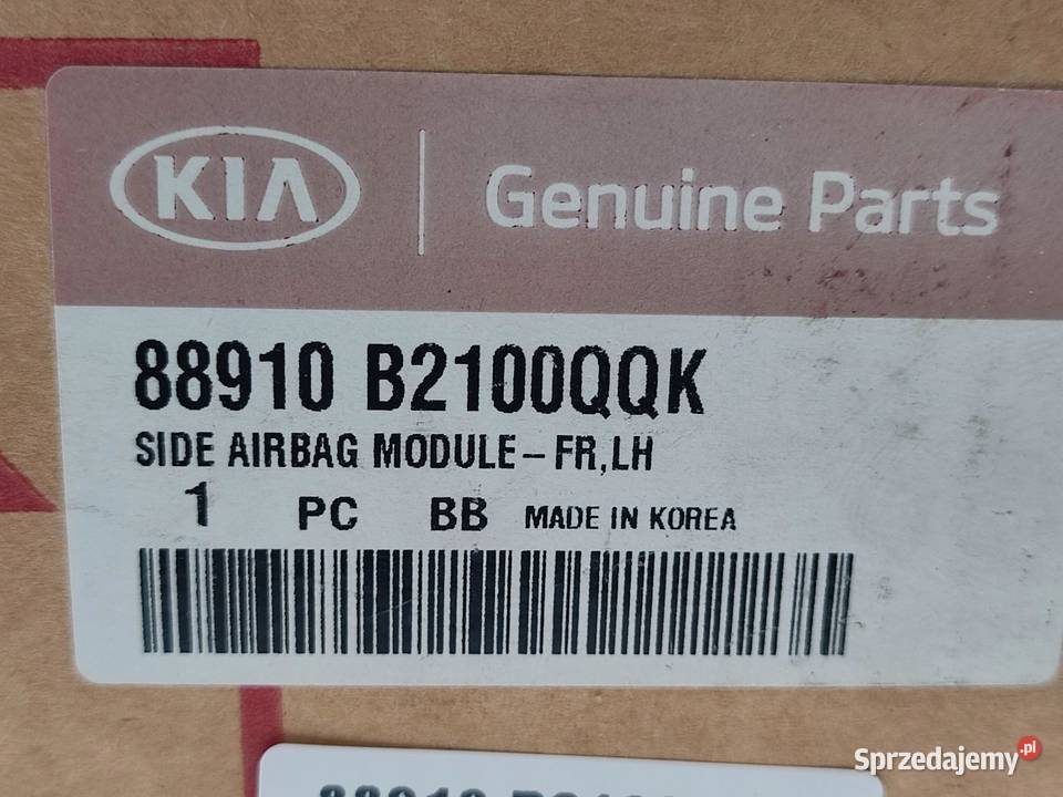 PODUSZKA AIRBAG FOTELA KIEROWCY LEWA KIA SOUL