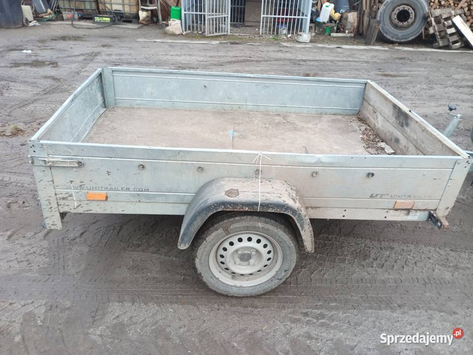 Syndyk sprzeda przyczepę UNITRAILER Garden towarowe wielkopolskie Bolewice