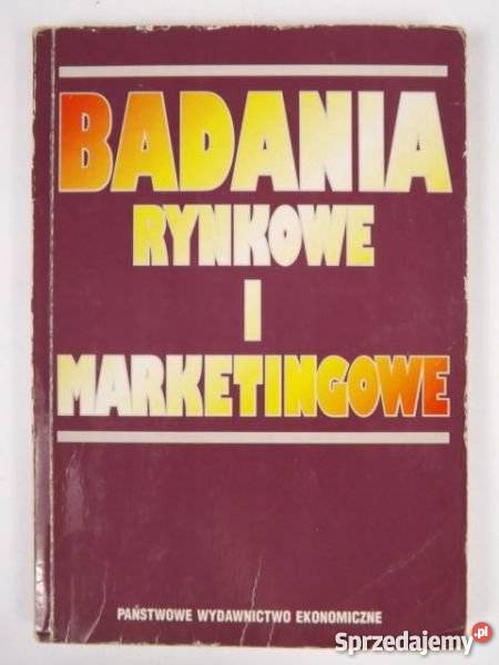 BADANIA RYNKOWE I MARKETINGOWE KRAMER JÓZEFA Podręczniki Ustka
