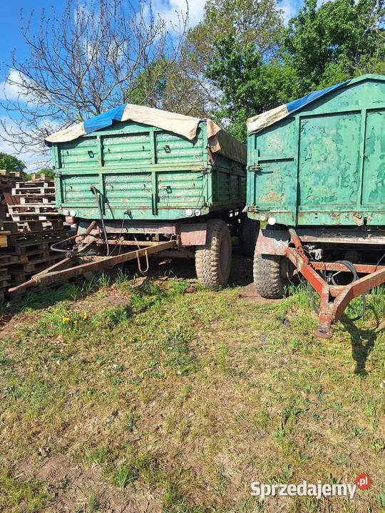 Przyczepa rolnicza Autosan D50 6 t 2 sztuki nieuszkodzony Oława