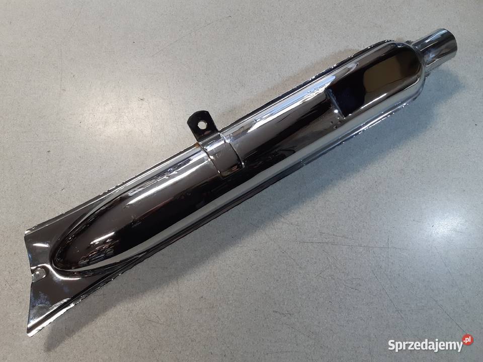 Tłumik lewy m72 chrom podkarpackie Dębica