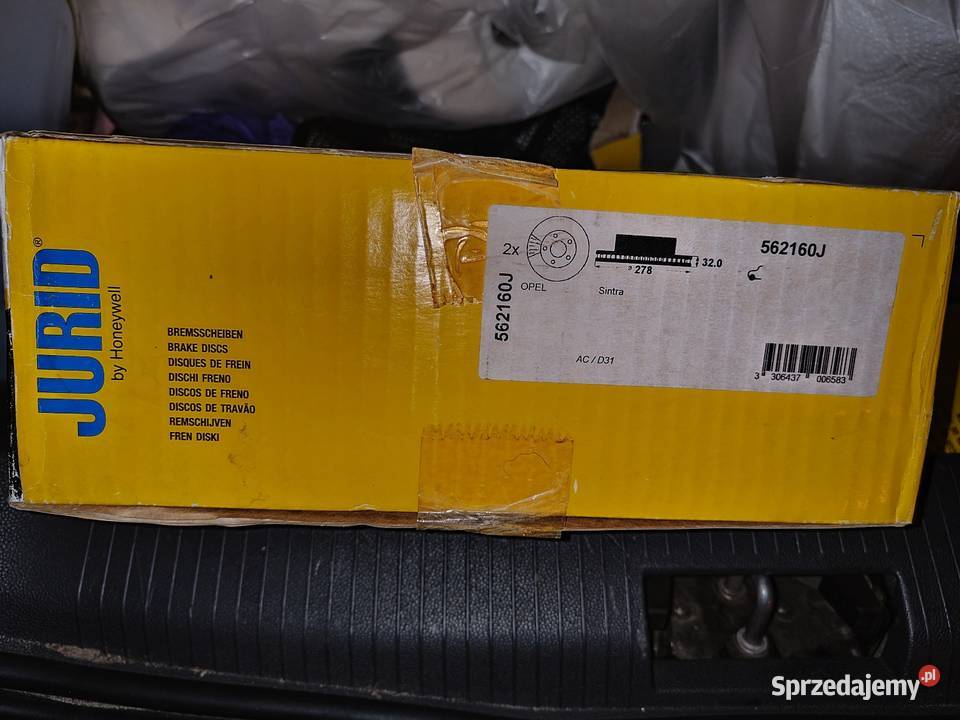 Tarcze hamulcowe Opel Sintra