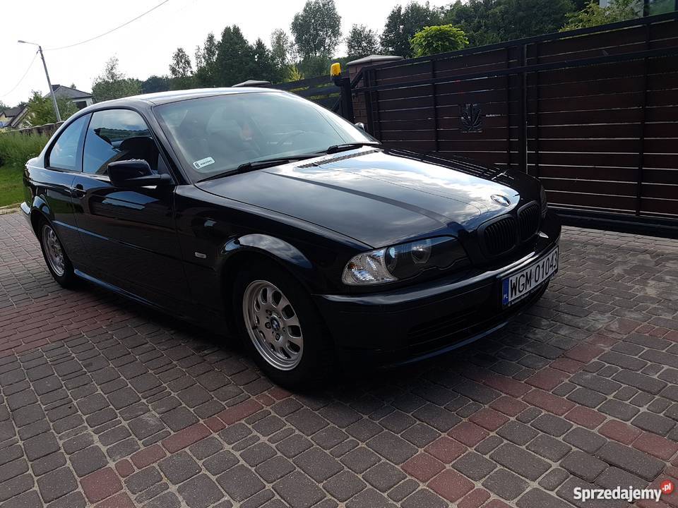 BMW E46 Coupe Czarna Perełka z Gazem Seria 3 mazowieckie Warszawa sprzedam