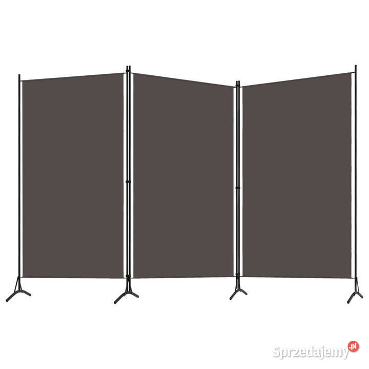 Parawan 3panelowy antracytowy 260 x 180 WM320733 Pozostałe Warszawa
