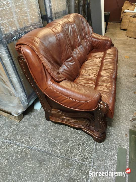 sofa używana skóra Katowice