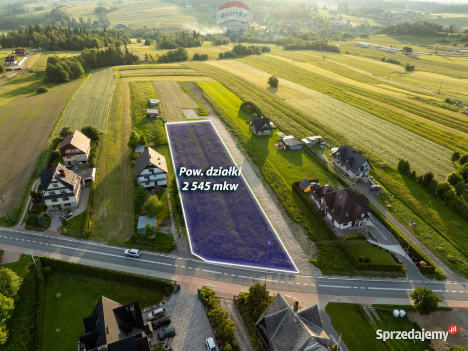 Działka na sprzedaż Szaflary