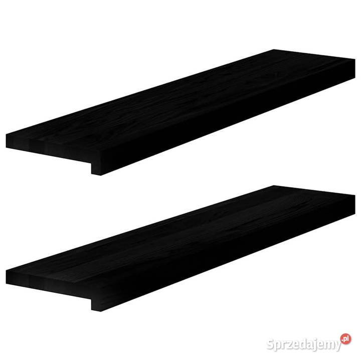 Parapety 2 ciemnobrązowy 90x20x2 lite drewno Warszawa