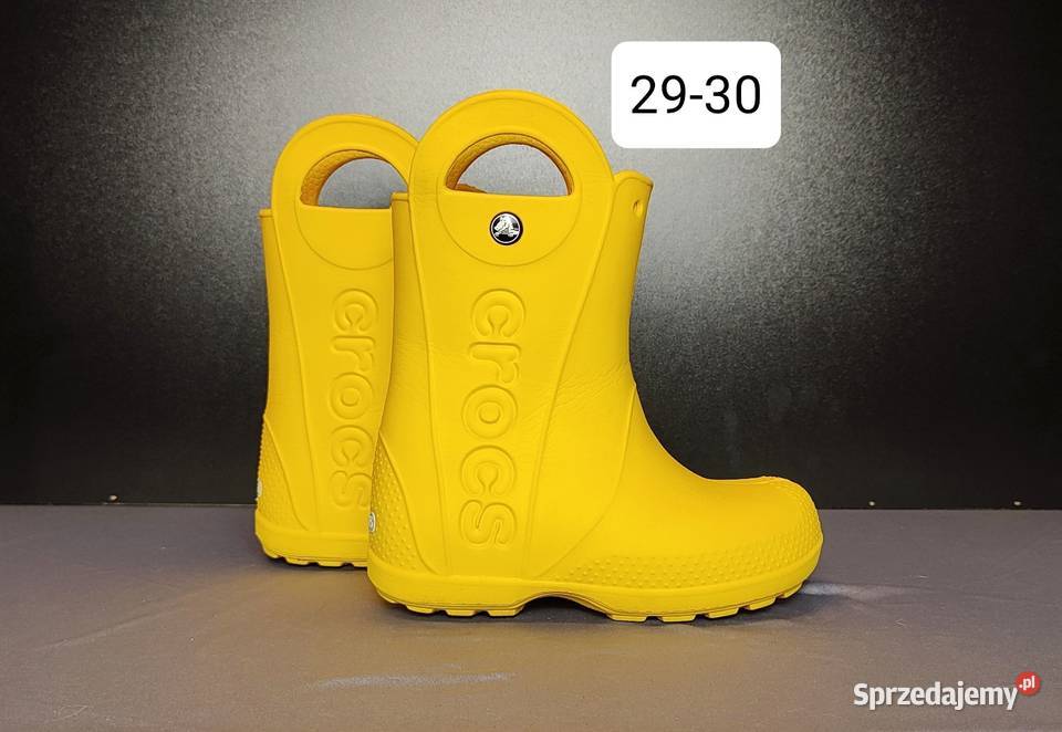 CROCS kalosze dziecięce rozmiar 2930 C12 żółte Crocs Jasień