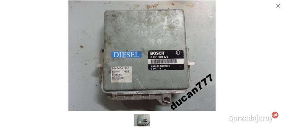 komputer 0281001176 bmw e34 omega B 25tds osobowe dolnośląskie Jelcz-Laskowice