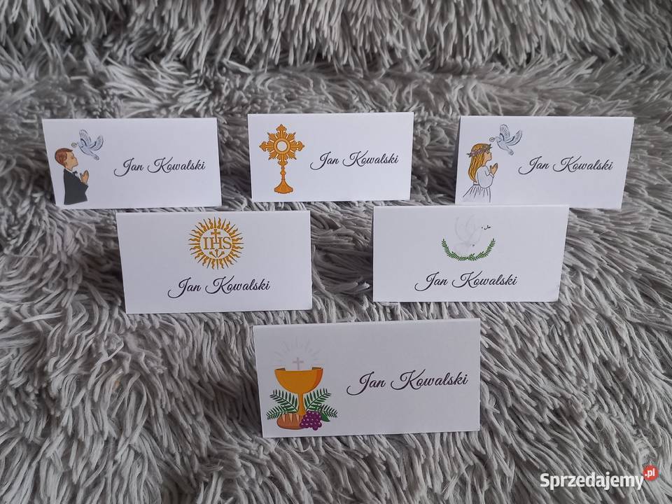 Winietki komunijne Koszalin