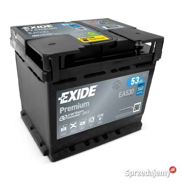 Akumulator Exide Premium 53Ah 540A PRAWY PLUS Bydgoszcz