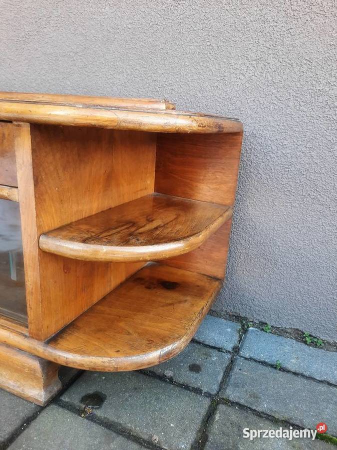 Stara ozdobna toaletka art deco mała szafka C013 Meble Tczew