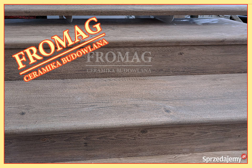 Schody Stopień płytki drewno podobne Cortone Wrocław