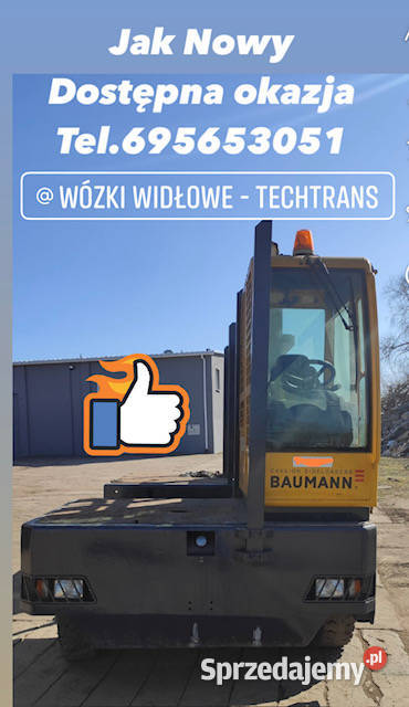 wózek boczny widłowy Baumann typ GX 60 nowy diesel