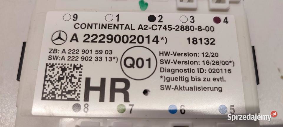 MERCEDES GLC W253 X253 MODUŁ DRZWI A2229002014 dolnośląskie