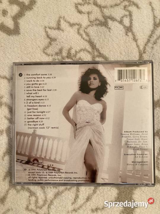 Płyta CD Vanessa Williams The Comfort Zone Lata