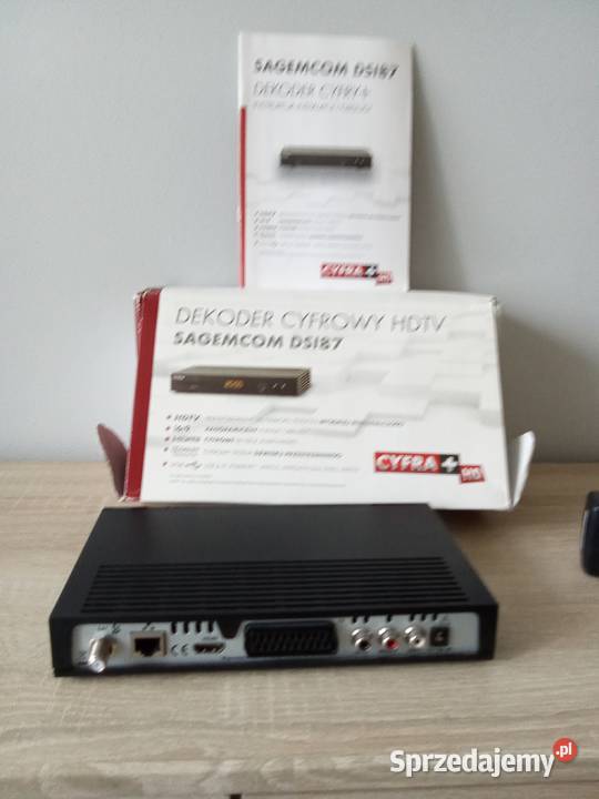Dekoder Cyfrowy HDTV Sagemcom DSI 87 Cyfra Pozostałe