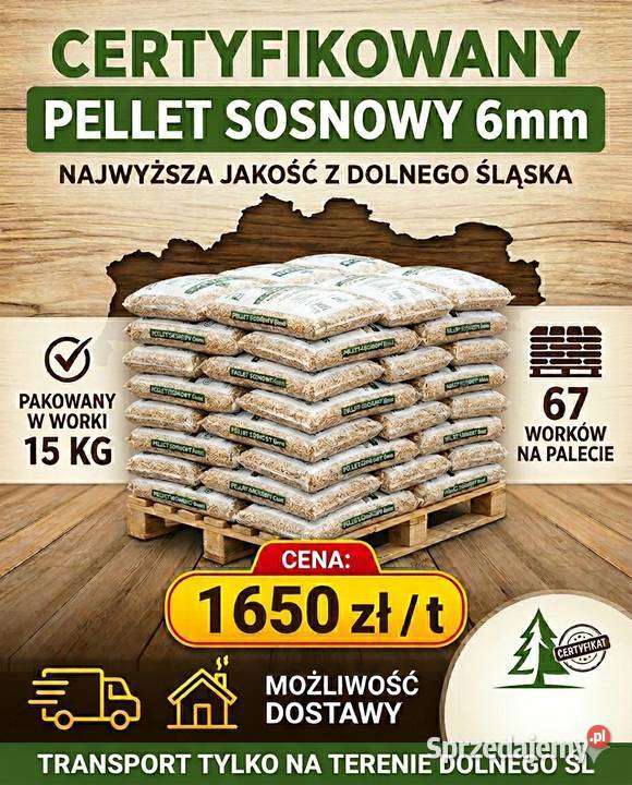 Pellet Sosnowy A1 EN Plus Chojnów