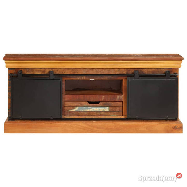 Szafka pod TV 110x30x45 lite drewno odzyskane mazowieckie Warszawa sprzedam