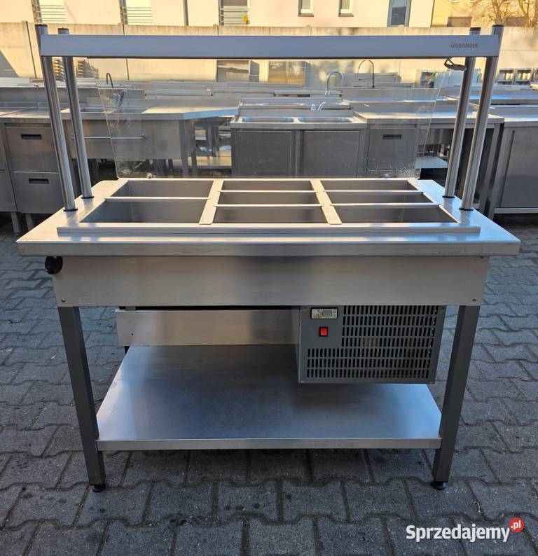 Bar Chłodniczy Dora Metal 3 x11 GN z Nadstawką Nowe Skalmierzyce