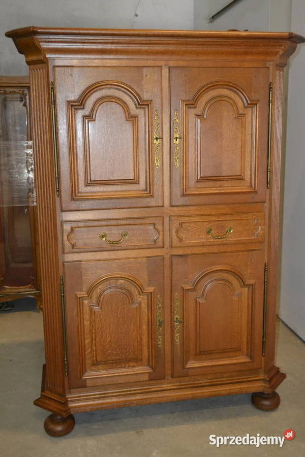 komoda pomocnik stylowy lity dąb Będzin
