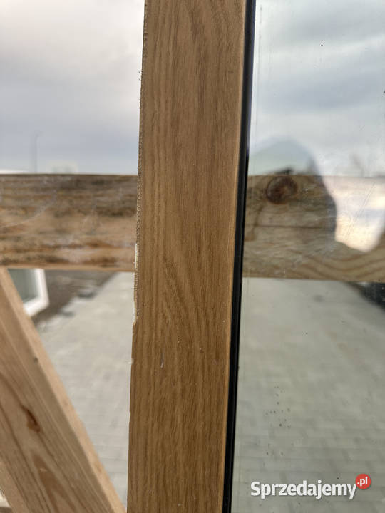OKNA KacprzaK Witryna 77X202 FIX Używany PCV mazowieckie Siedlce
