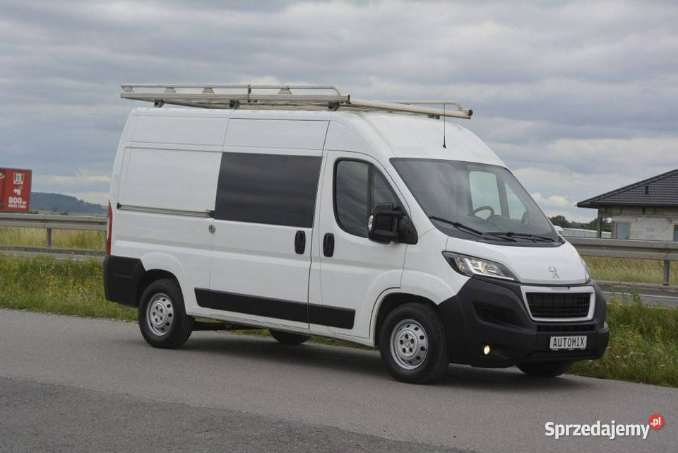 Peugeot Boxer 22 BlueHDI L2H2 doinwestowany hak relingi dachowe podkarpackie Sędziszów Małopolski