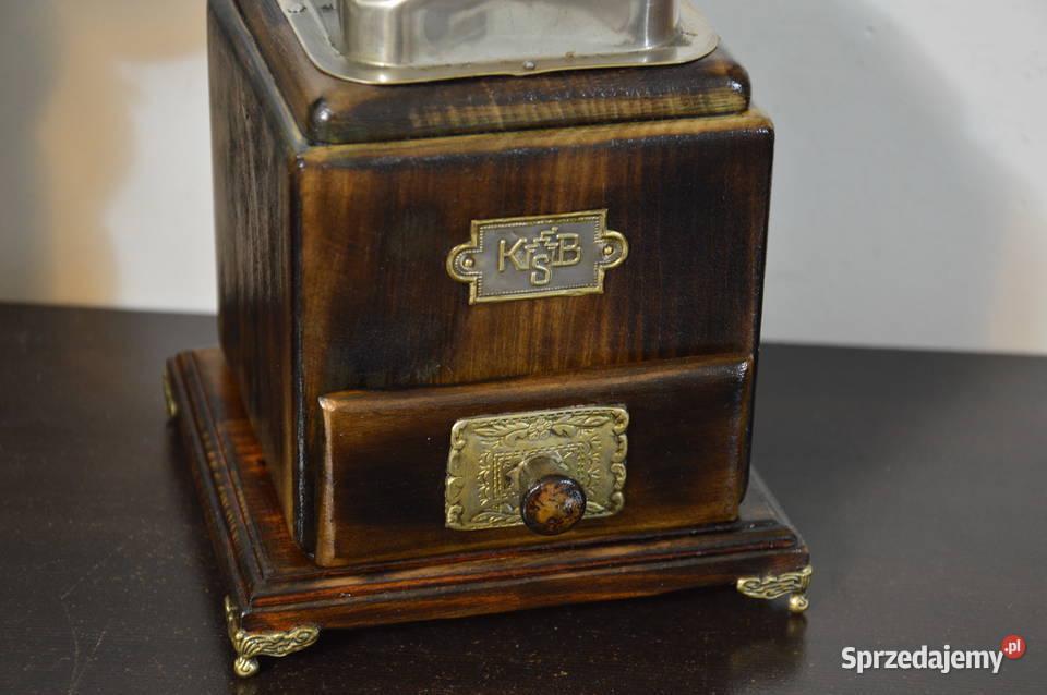 drewniany MŁYNEK dekoracyjny stary do kawy Jastrzębie-Zdrój